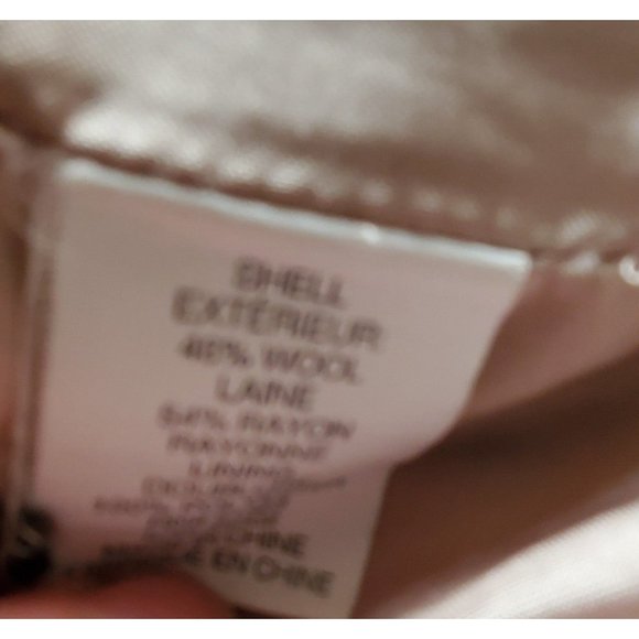 Cynthia Steffe Beige/Tan Wool Hooded Peacoat S - Picture 13 of 13